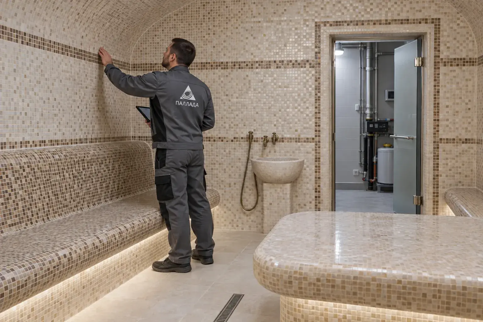 Строительство хаммама SPA-центра в Краснодаре