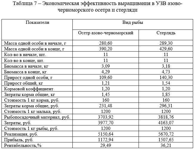 Бизнес план выращивания осетра в узв