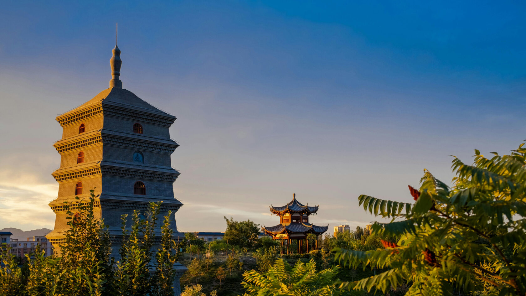 Большая пагода диких гусей. Сиань. Китай.