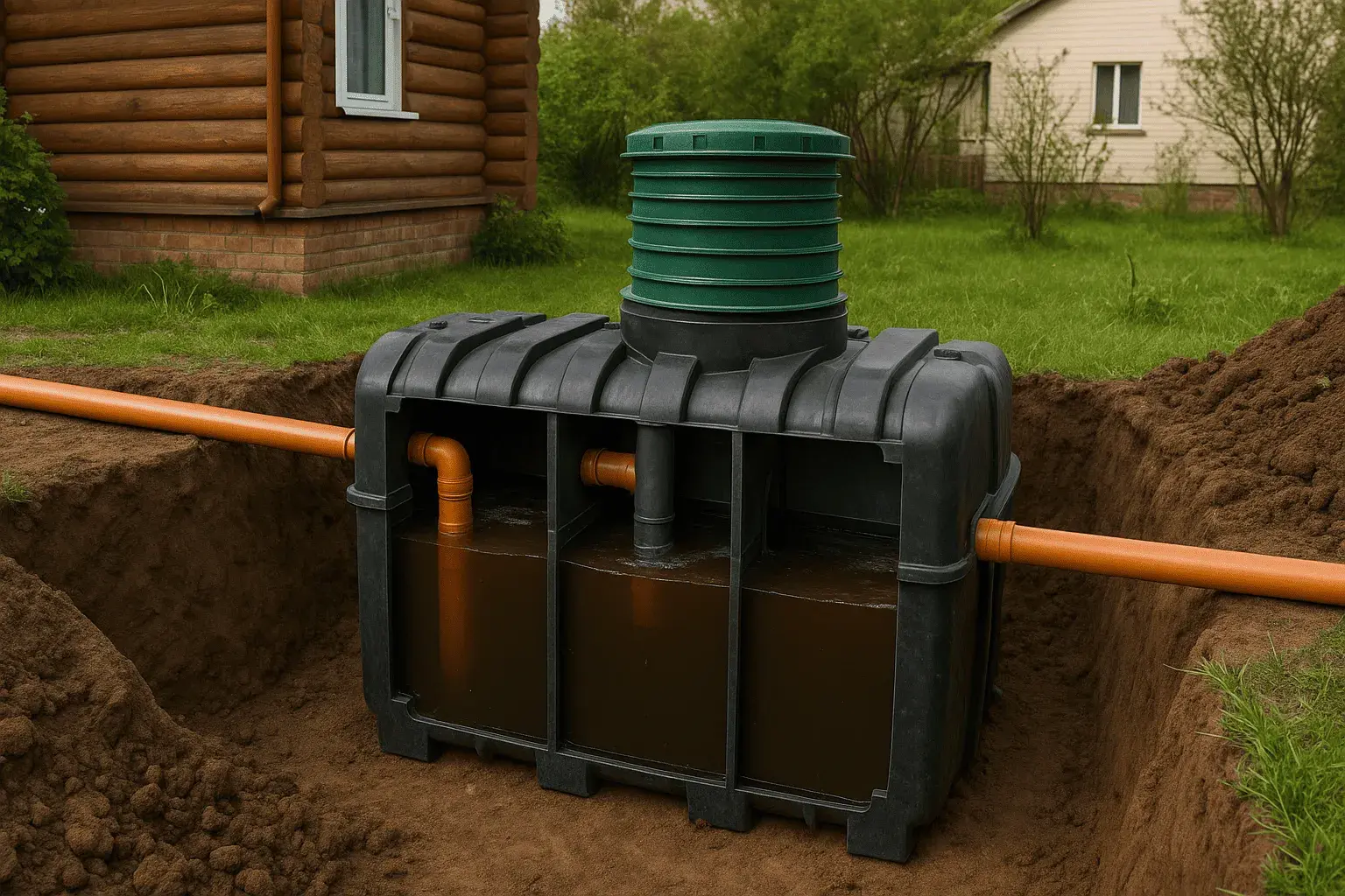 Устройство септика для частного дома