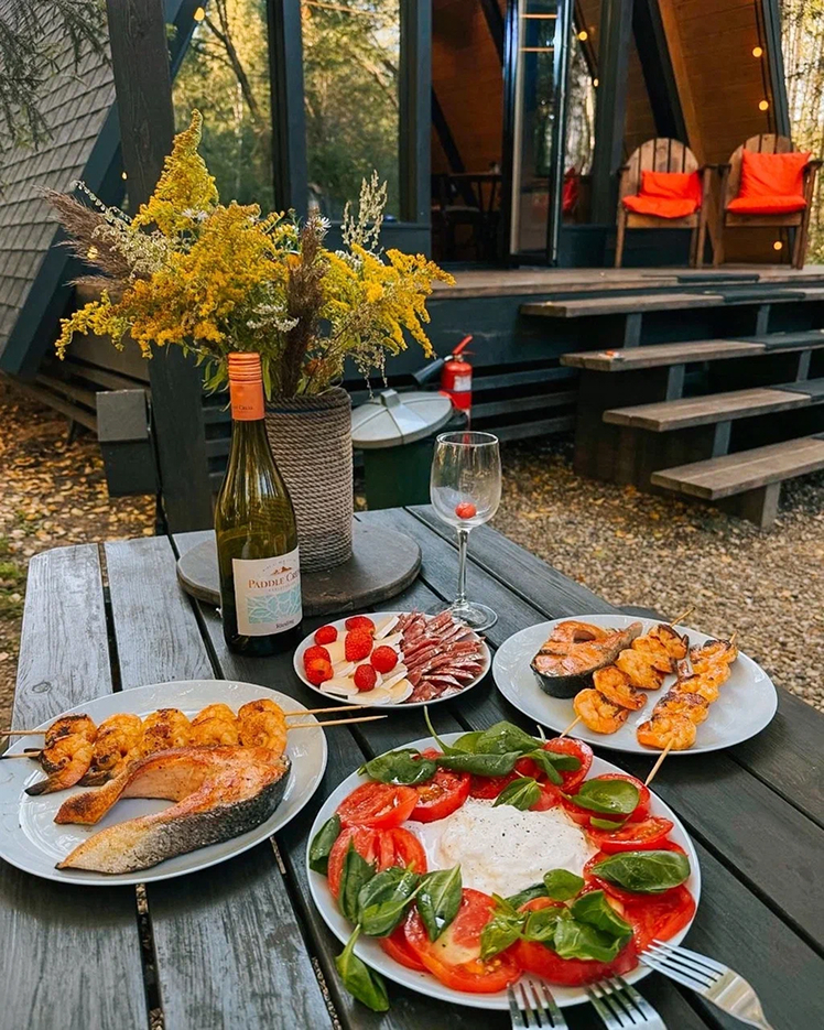 A-Frame в глэмпинг «Под кронами» в Подмосковье