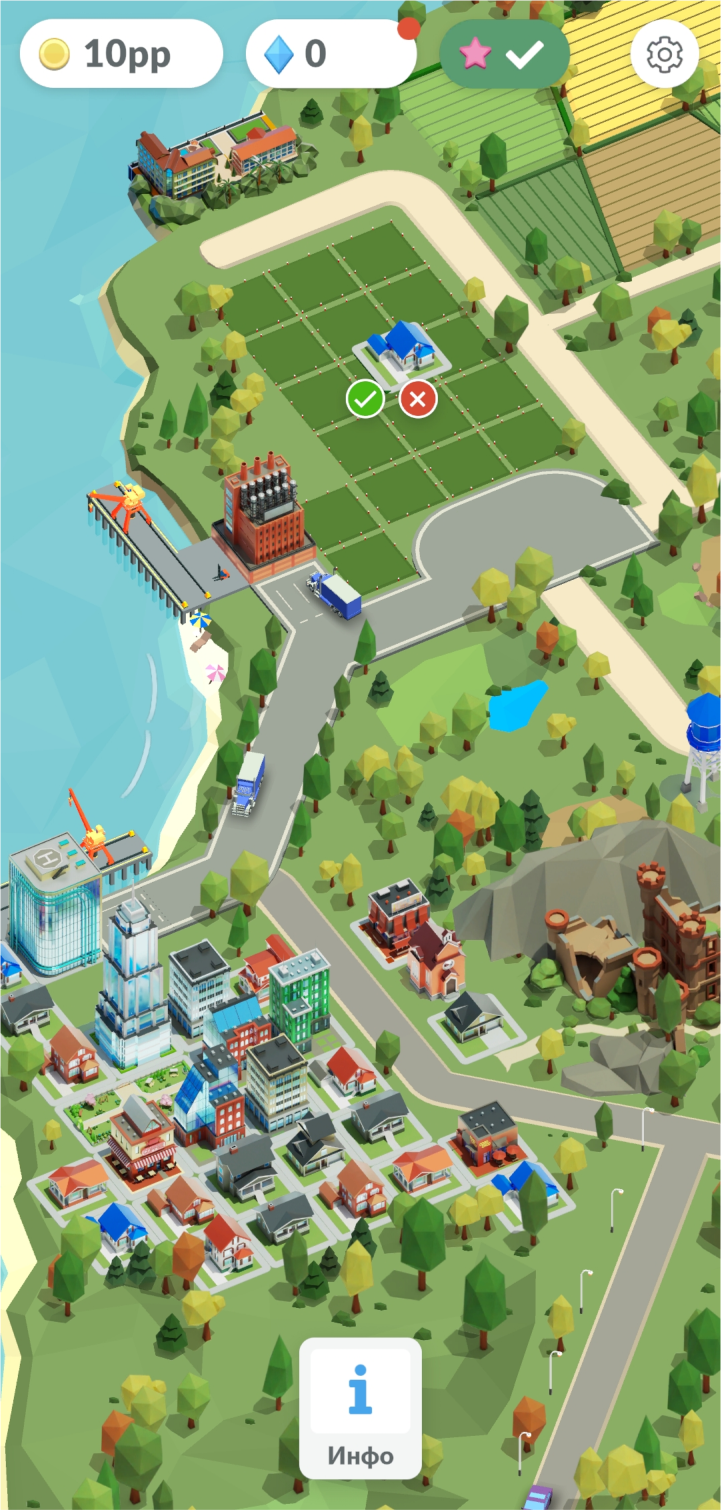 Разработка мобильной игры IDLE DELIVERY CITY TYCOON