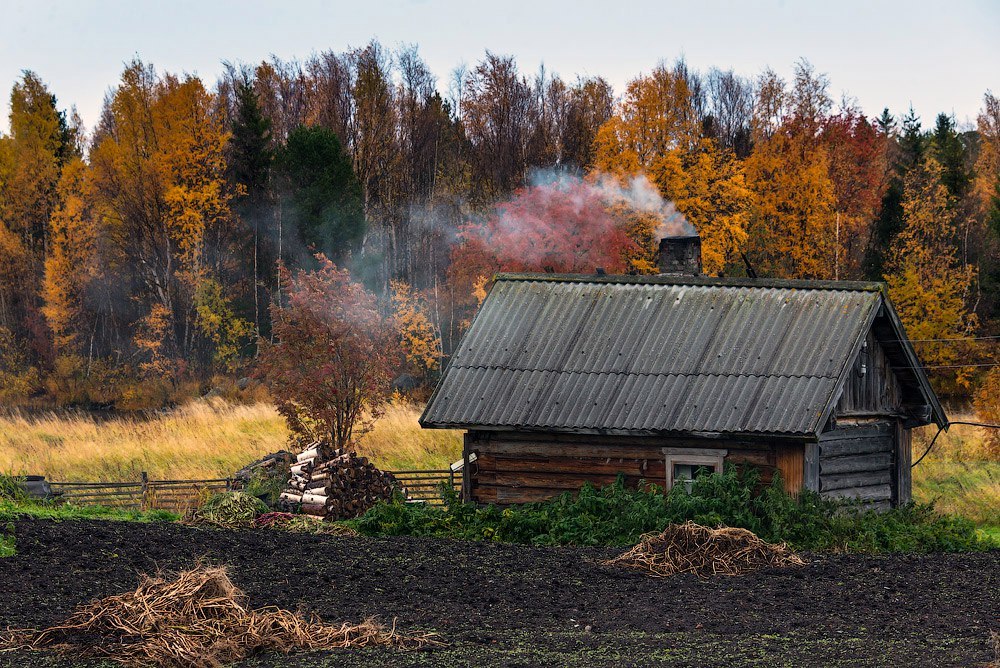 Деревня на Холме Карелия