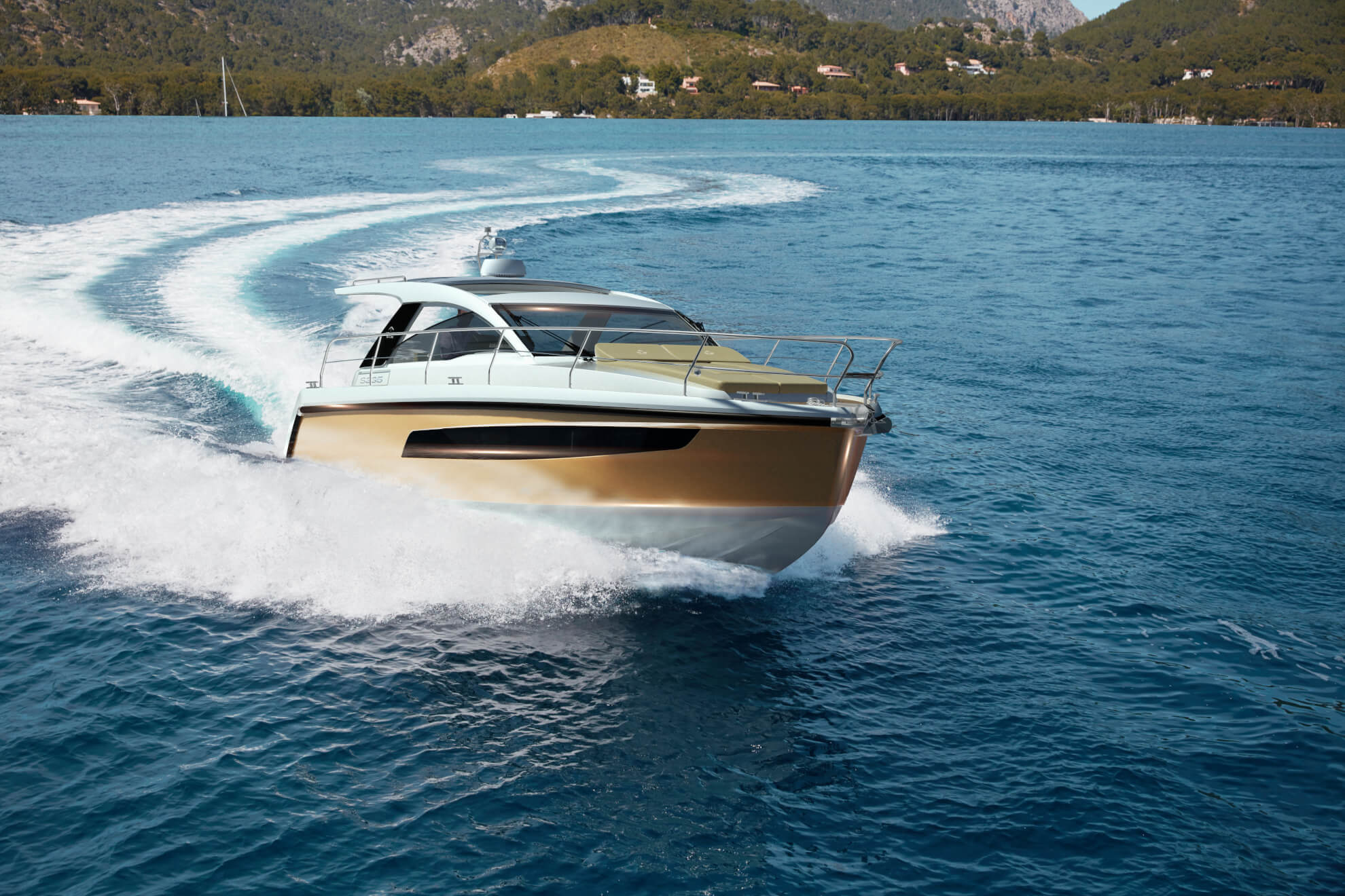 Sealine s37. Sealine 335. Лежак на нос катера. Силайн 35. Prenses Sealine Beach ho.