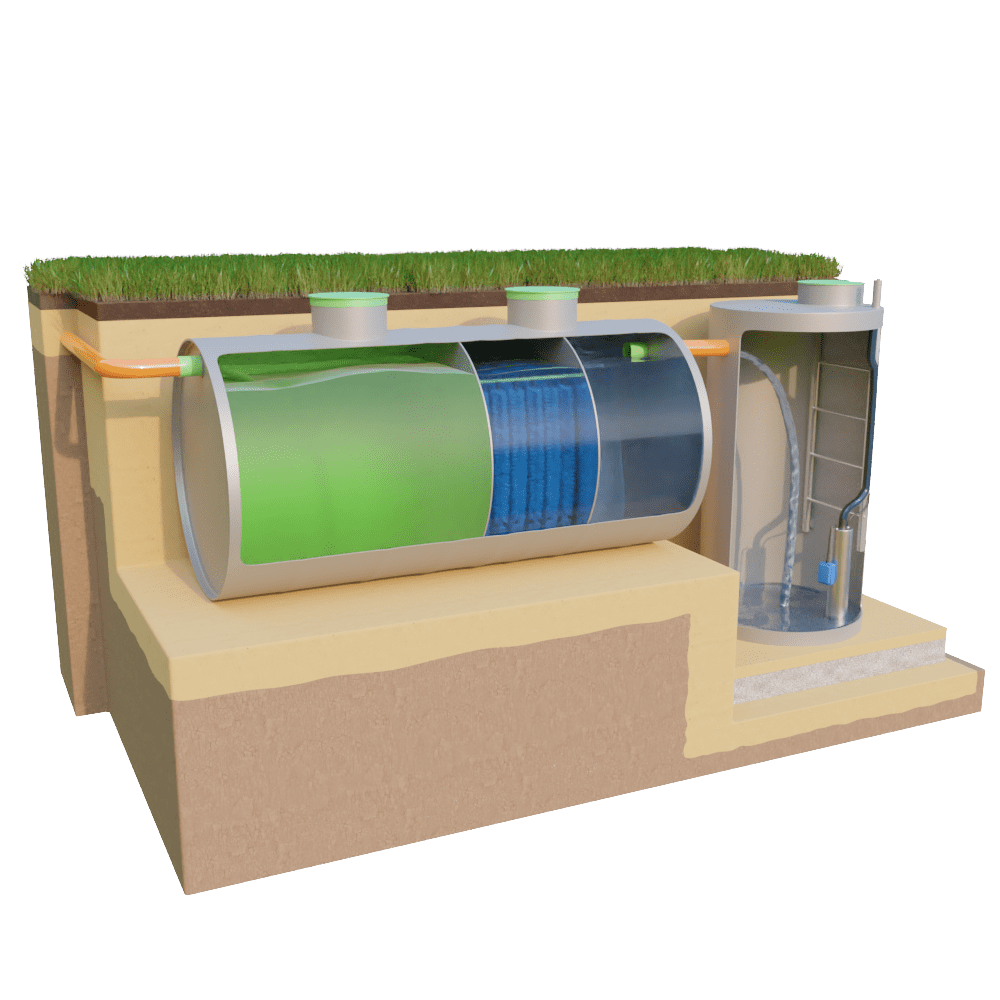 Системы очистки сточных вод для частных домов