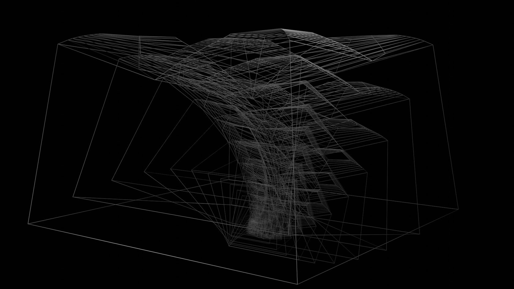FEA-анализ: конечно-элементная сетка на 3D-модели детали — визуализация напряжений