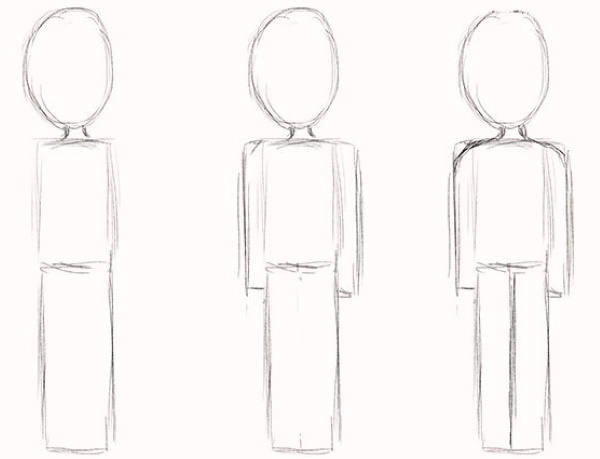 how to draw a cartoon man step by step