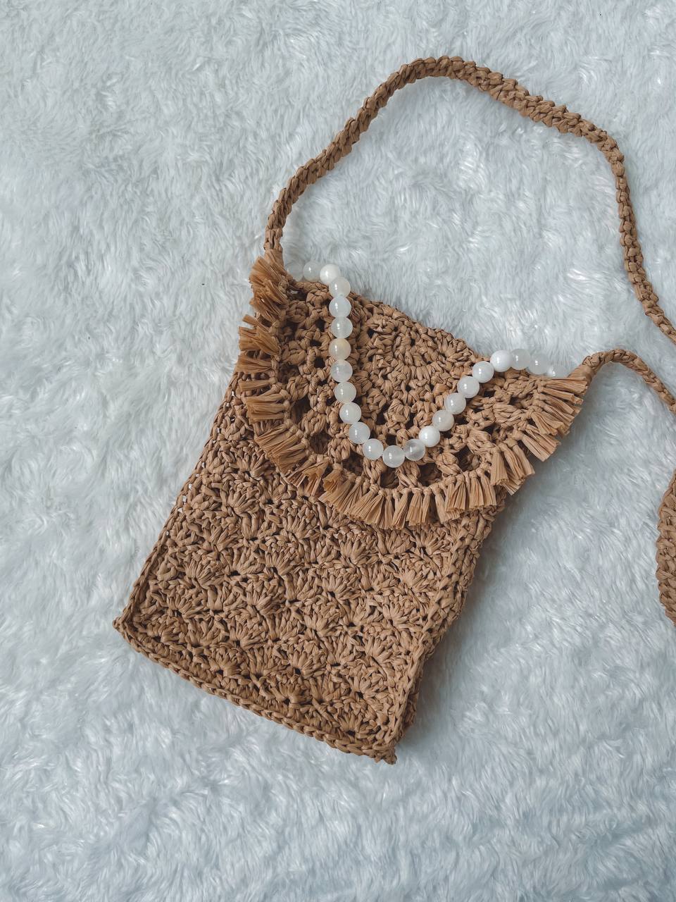 Сумочка из рафии
