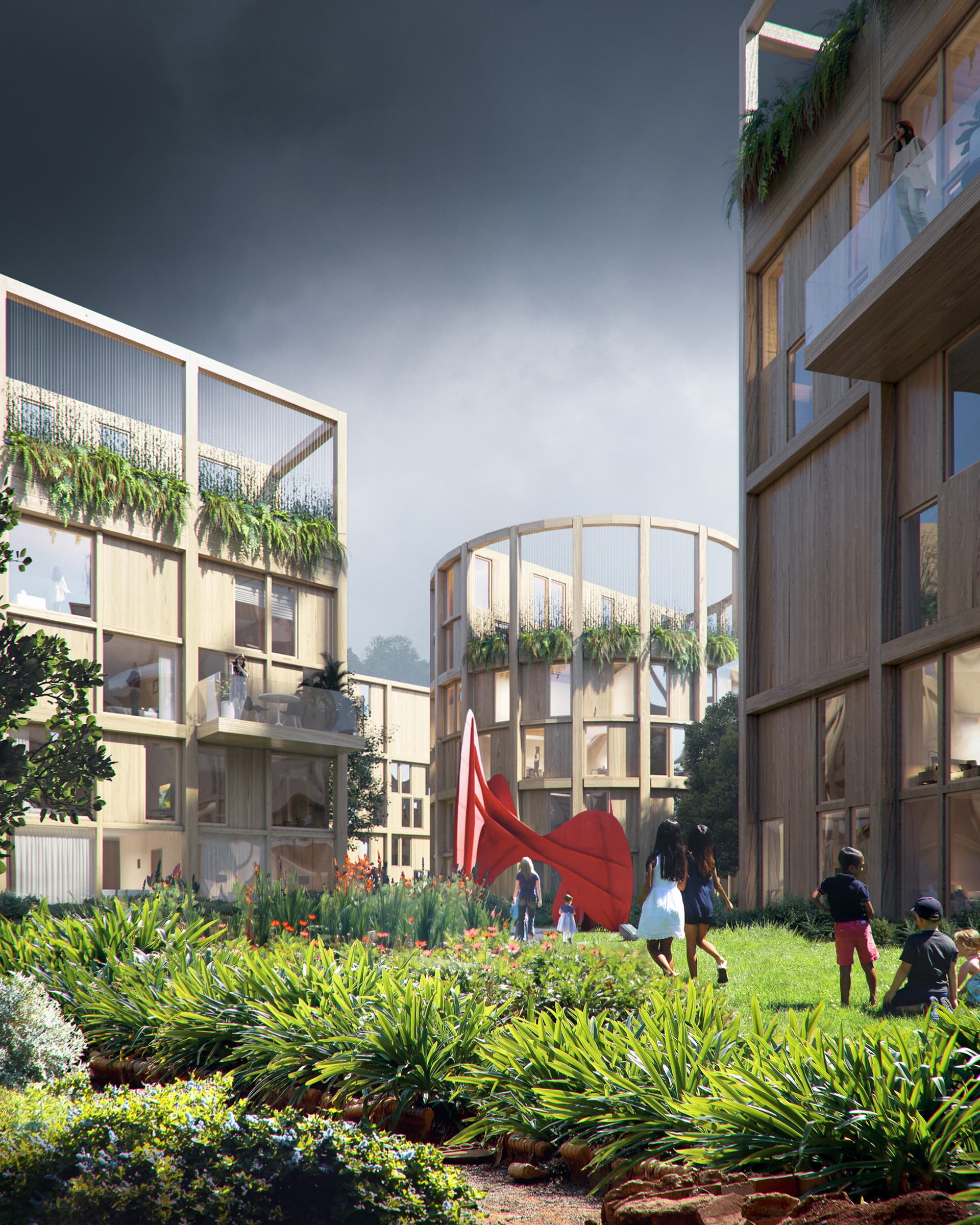 Huta Park Residential Complex by Vesna Visual. Architecture Visualisation