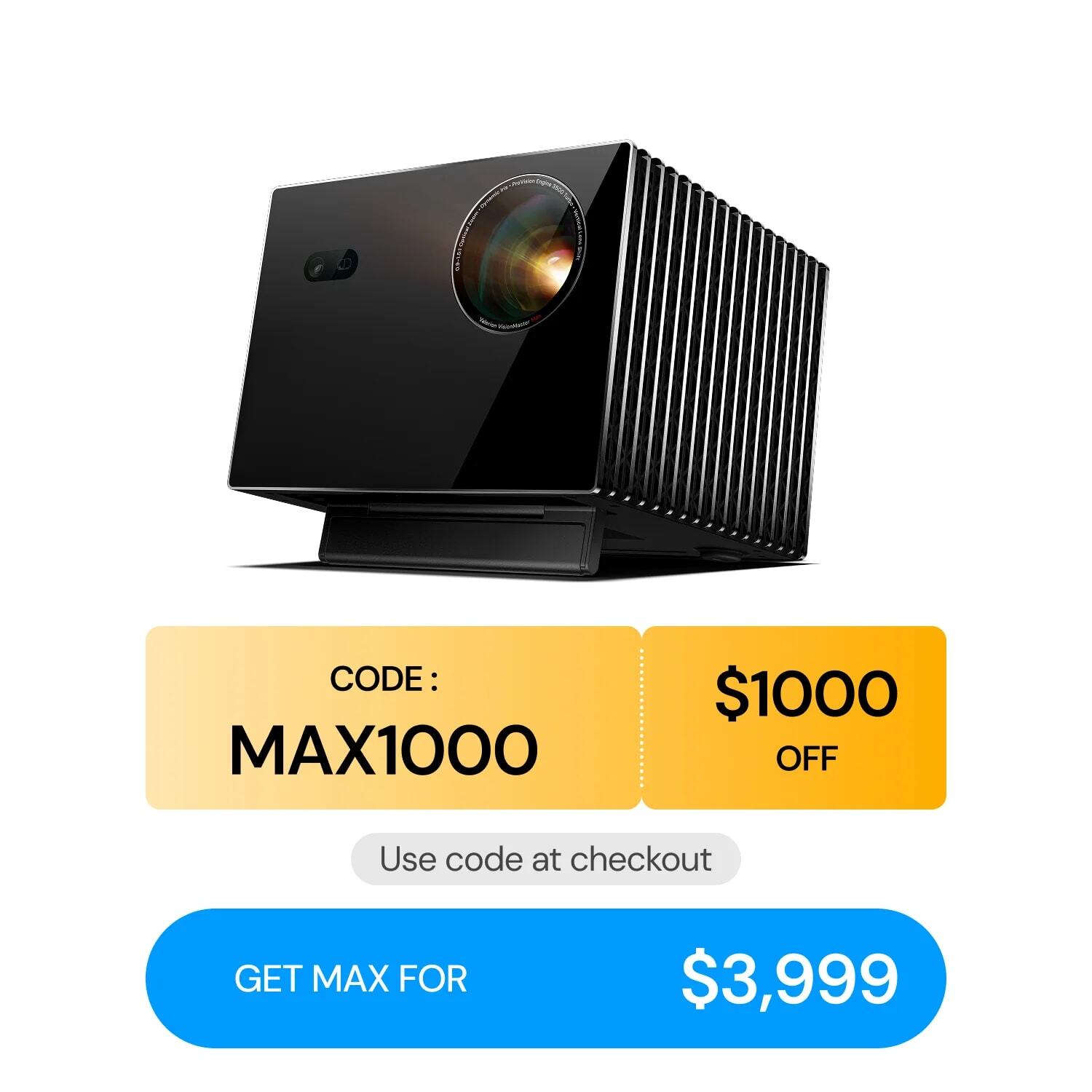 Лазерный проектор Valerion Vision Master Max 4K (RGB Triple Laser