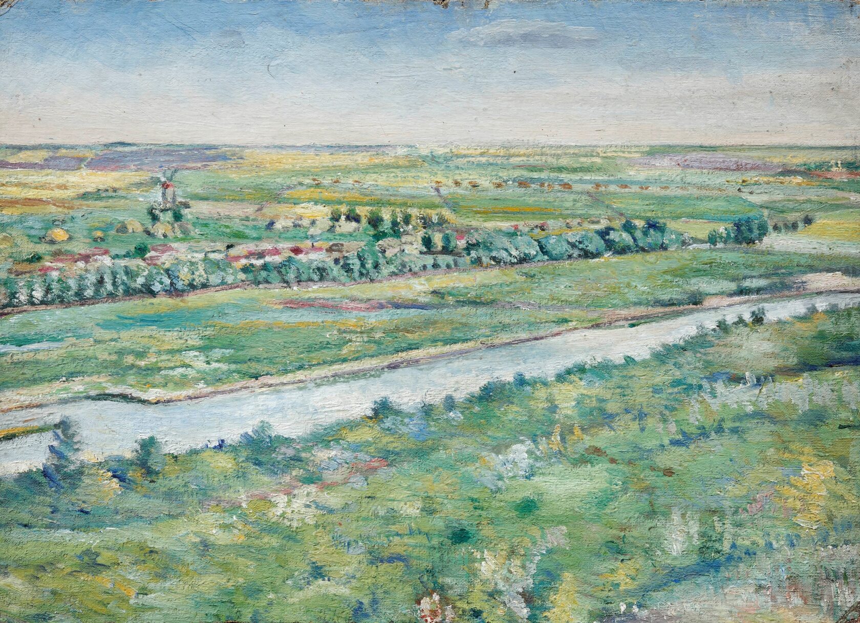 Пейзаж в Карандеевке. Конец 1910-х – начало 1920-х