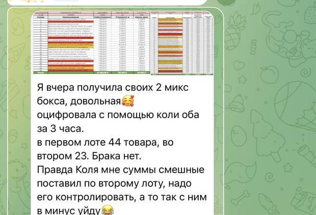 2 микс-бокса через Колю за 3 часа