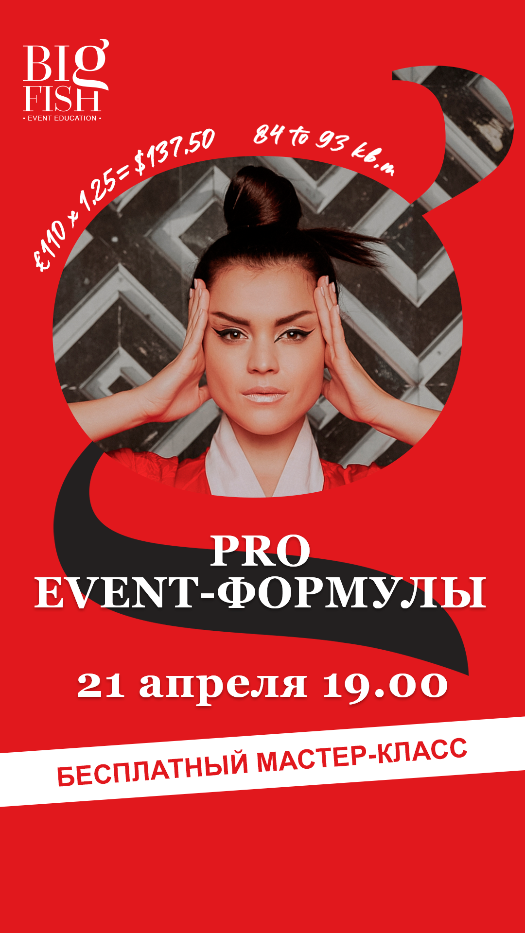 Бесплатный мастер-класс PRO EVENT - ФОРМУЛЫ 28 апреля 2021