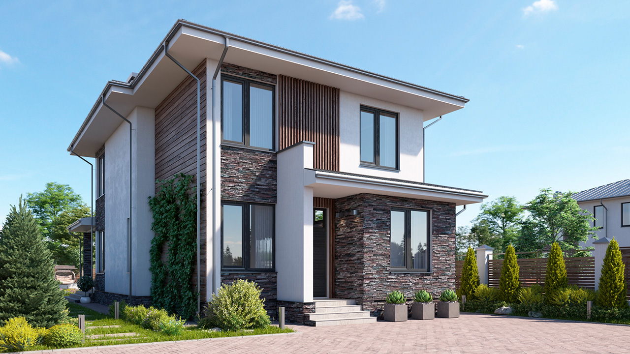 Дом из блоков АСД-1847 270.9м2 от 22000 руб/м2 - фото, цена, размеры Строительст