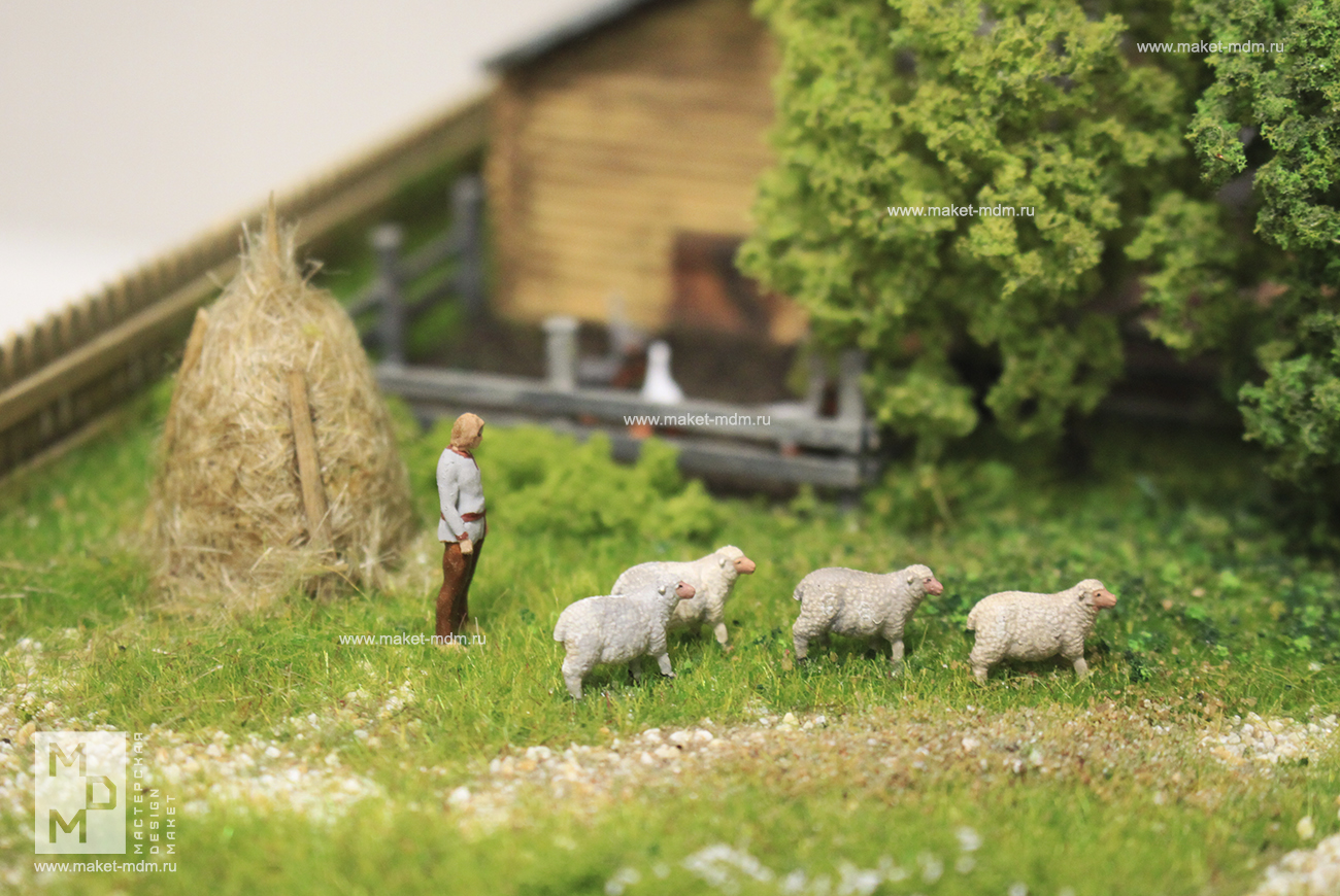 макет этнодеревни