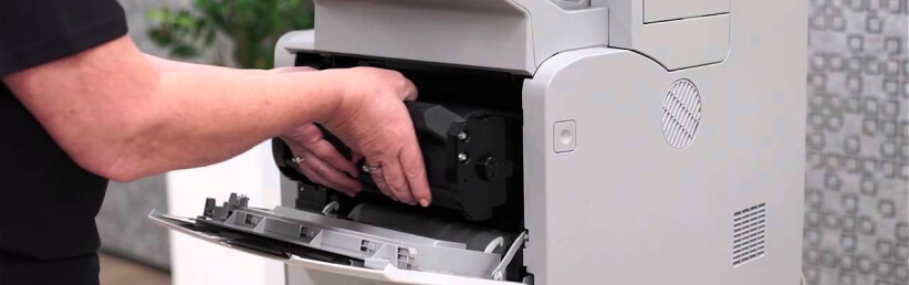 ricoh установка картриджа