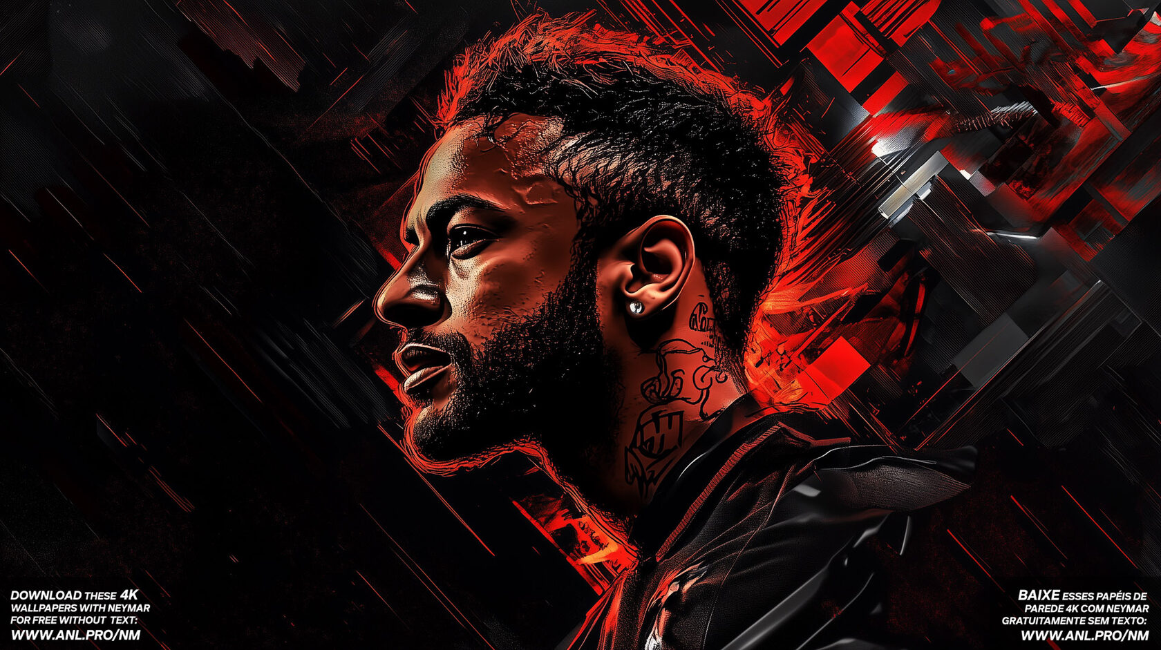 Neymar Jr. papéis de parede para pc 4k 2k 1080p