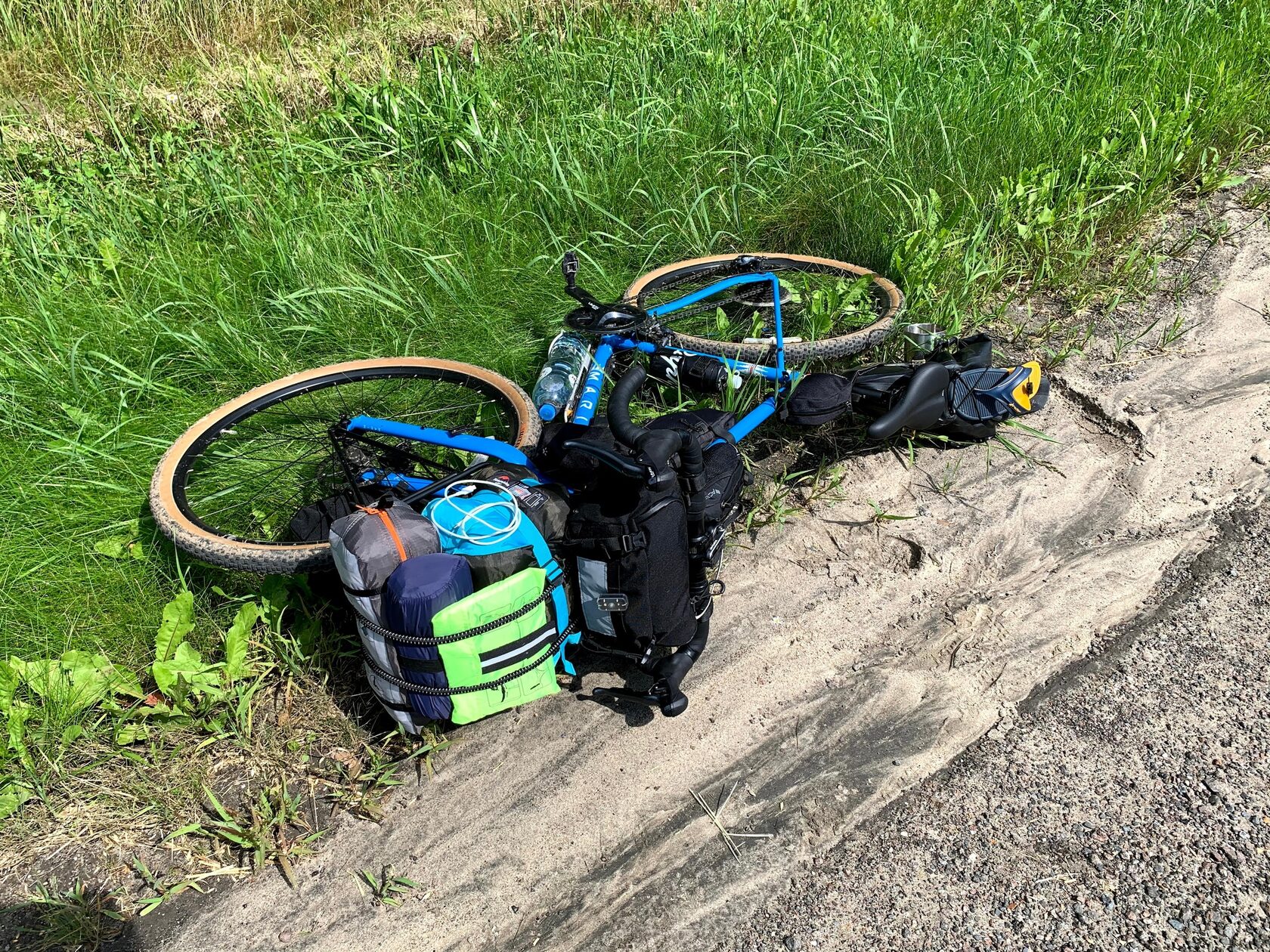 Marin Four Corners 2019, снаряжённый сумками