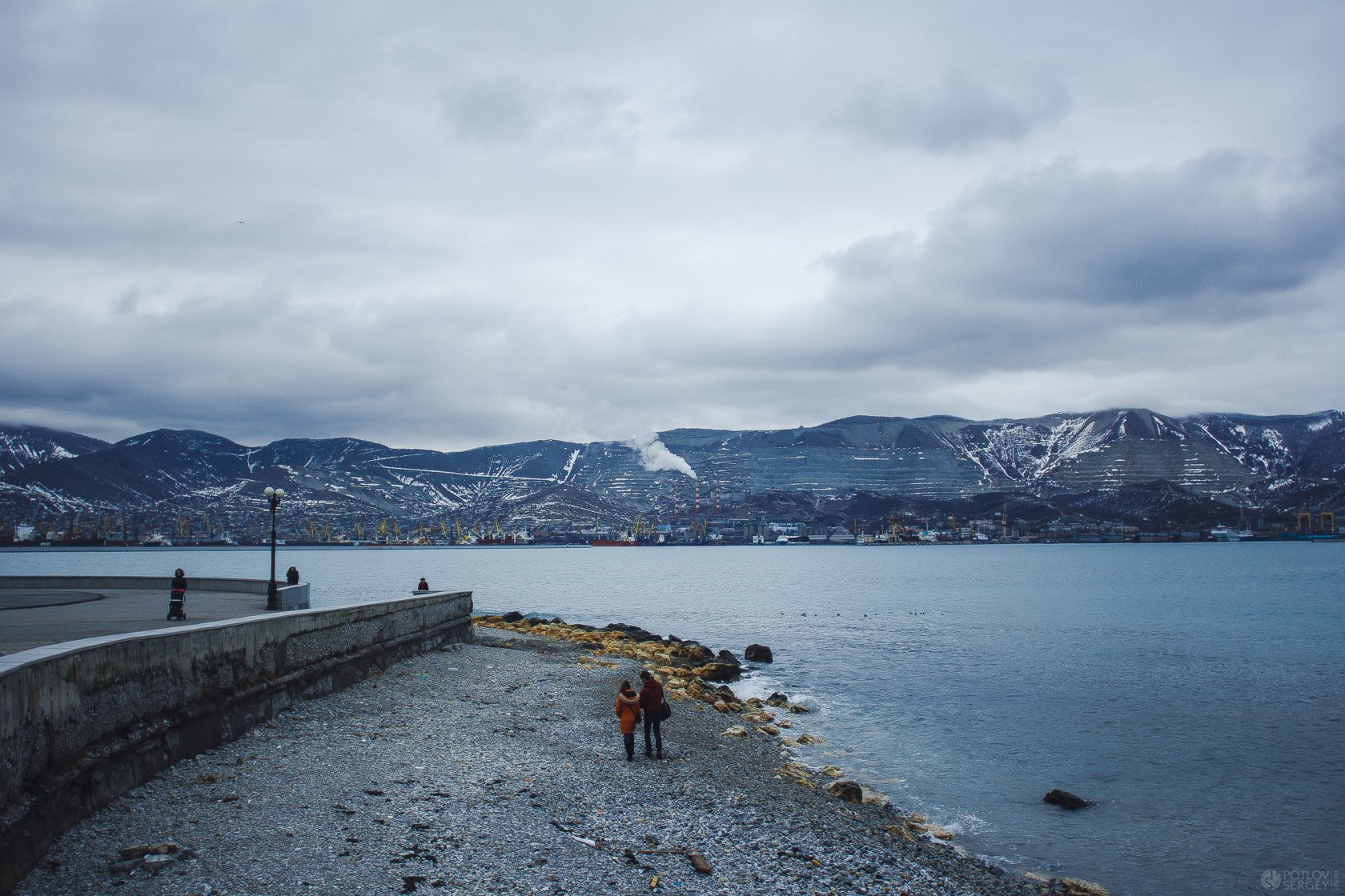 Зима в новороссийске фото