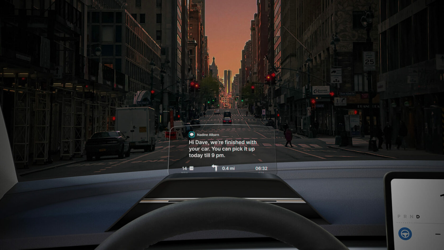Car HUD Head Up Display Compatible With For Tesla Model 3/Y
