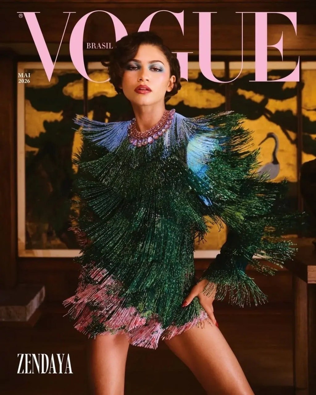 Зендея в фотосессии для Vogue Brasil