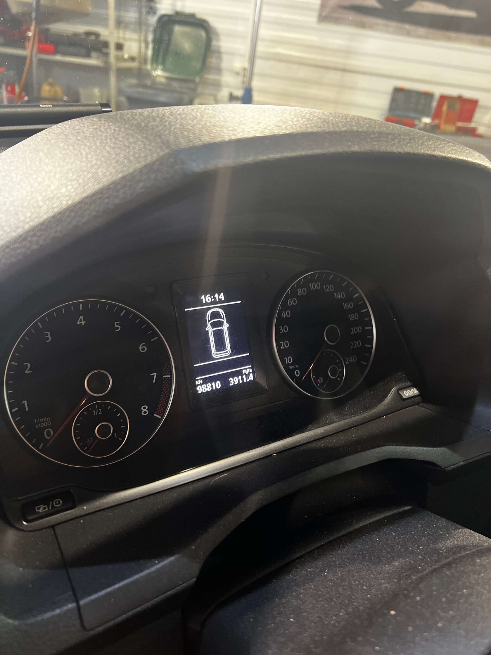 Пробег Volkswagen Caddy