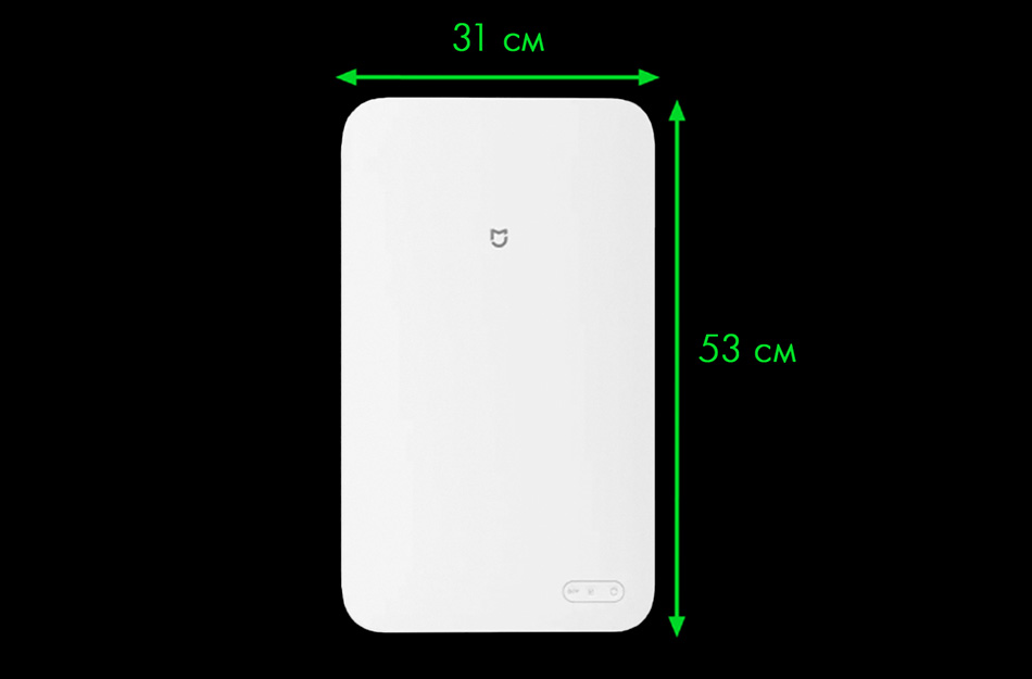 Размеры бризера Xiaomi Mijia Fresh Air Blower C1