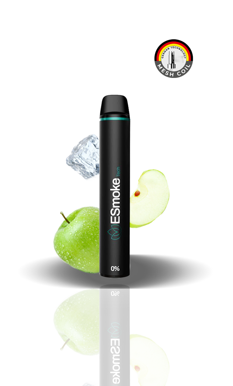Electronic cigarettes with the taste of Green Apple