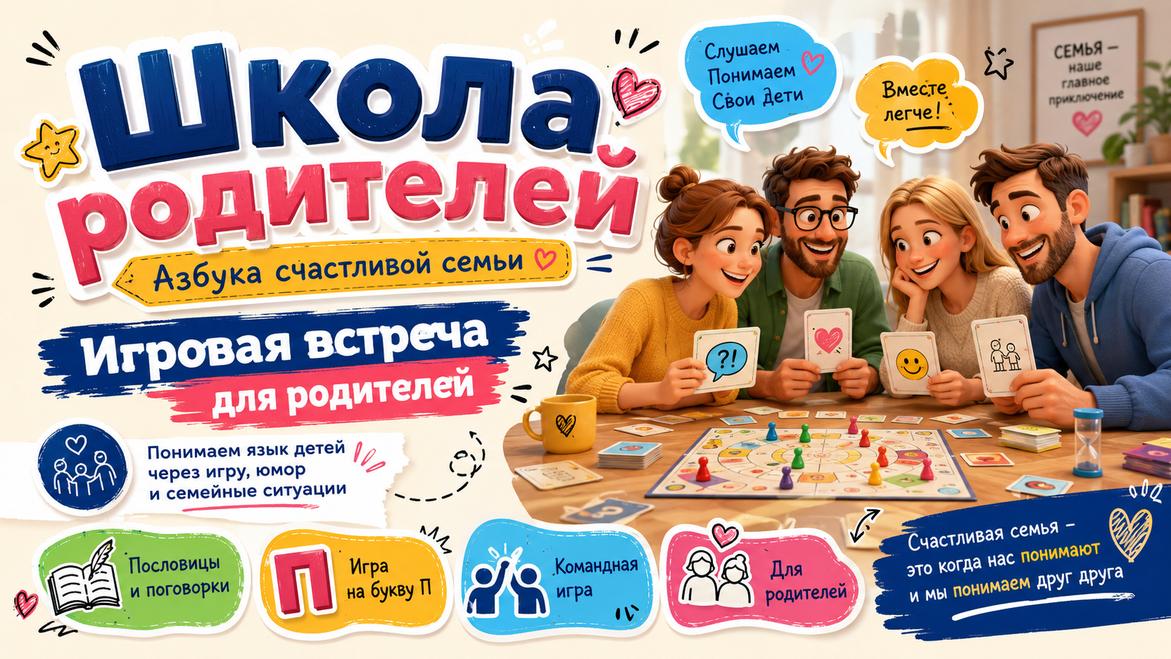 Обложка игры Школа родителей