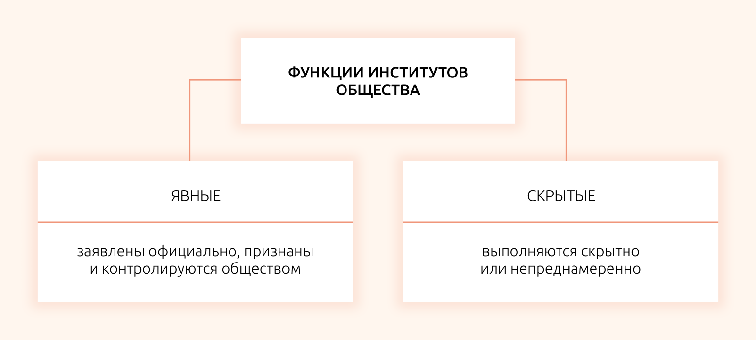 На какие виды делятся социальные институты с примерами