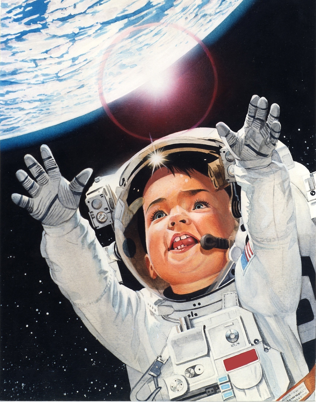 первые в космосе картинки для детей