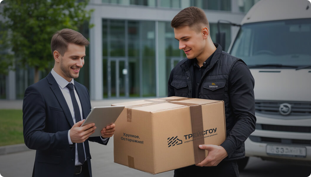 Согласование офисного переезда менеджером и водителем