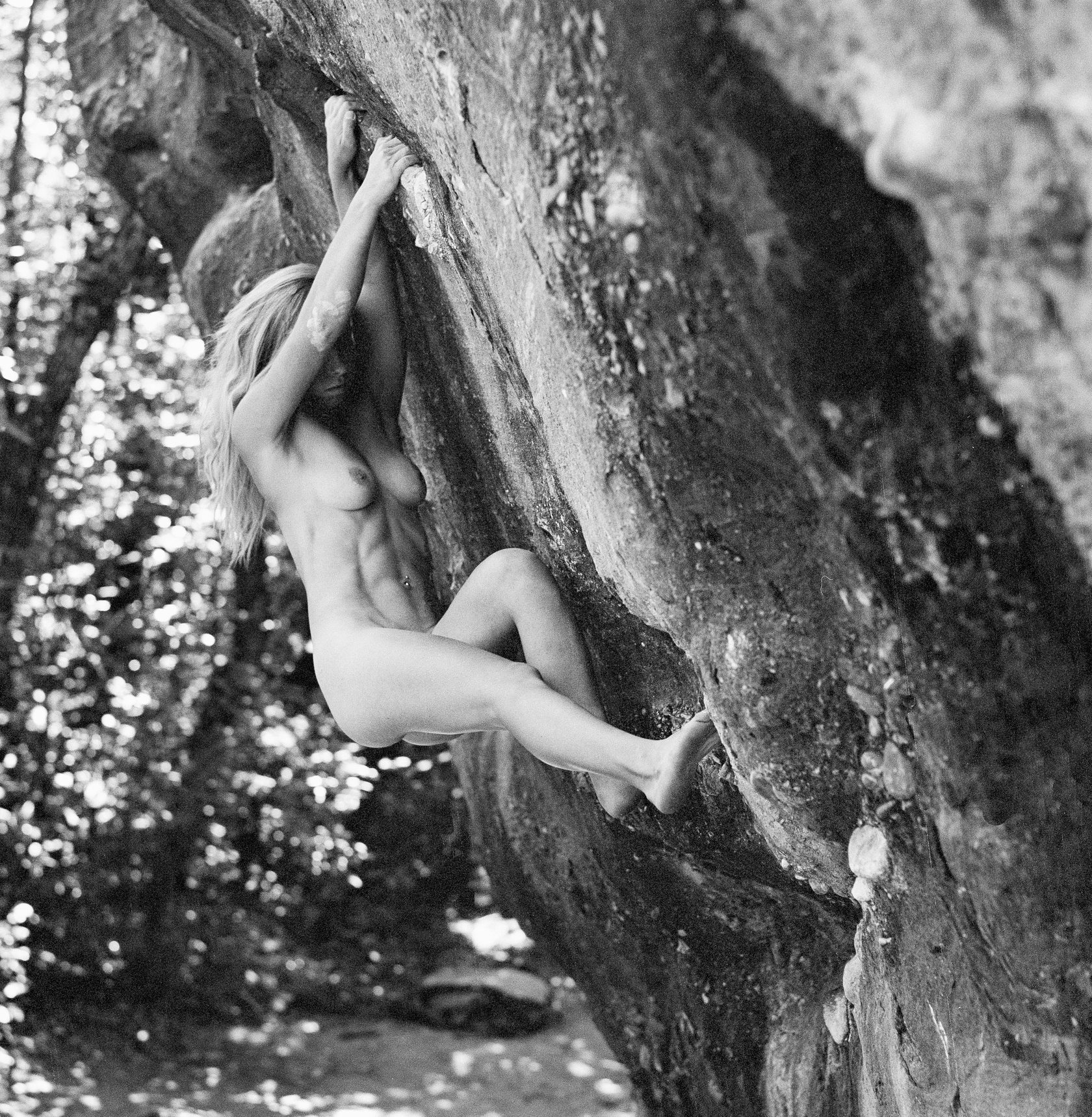 Riccardo Gay Models Stone Nudes Climbing Calendar