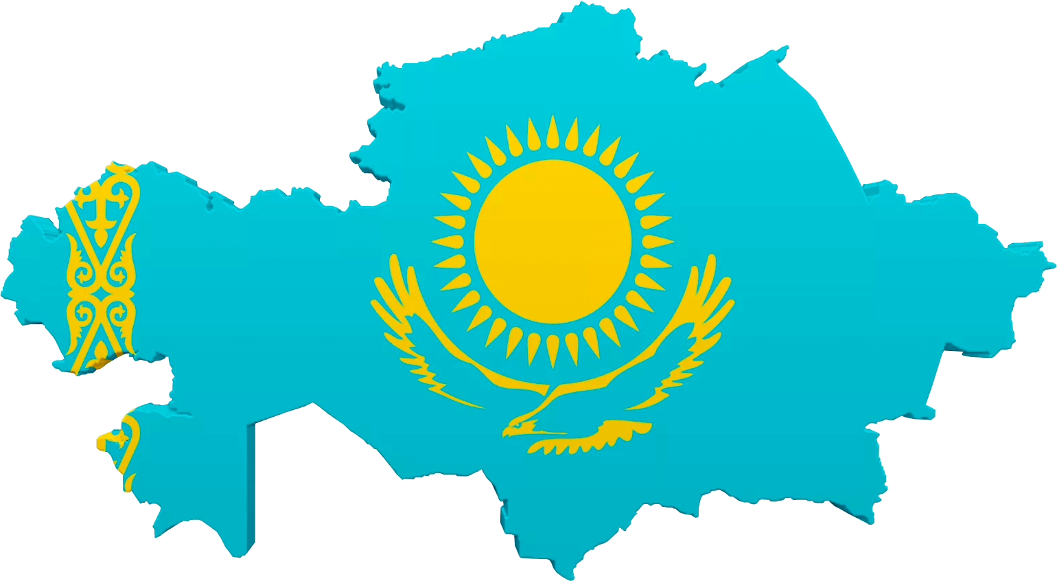 Флаг Казахстана