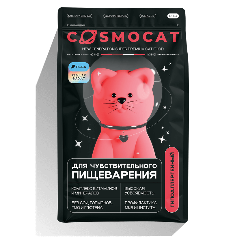 Корм COSMOCAT Рыба для стерилизованных кошек