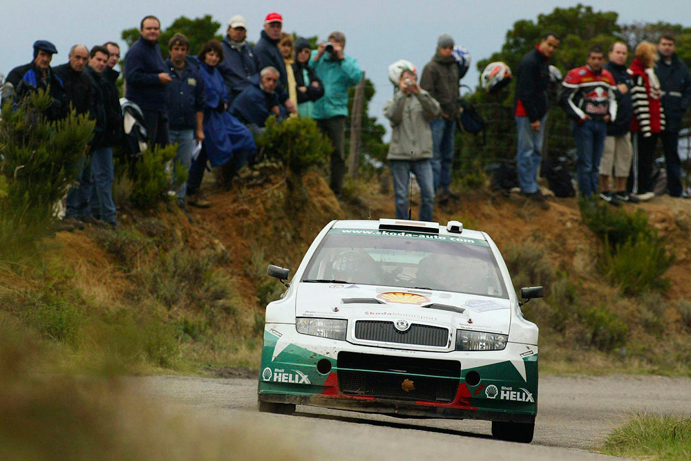 Армин Шварц и Манфред Химер, Škoda Fabia WRC (3S4 5611), ралли Корсика 2004