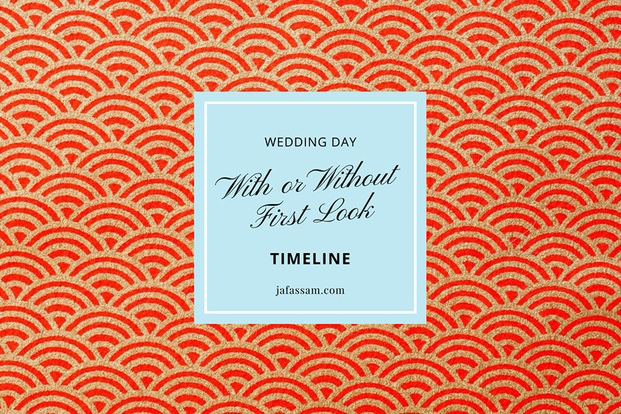Wedding Day Timeline First Look
