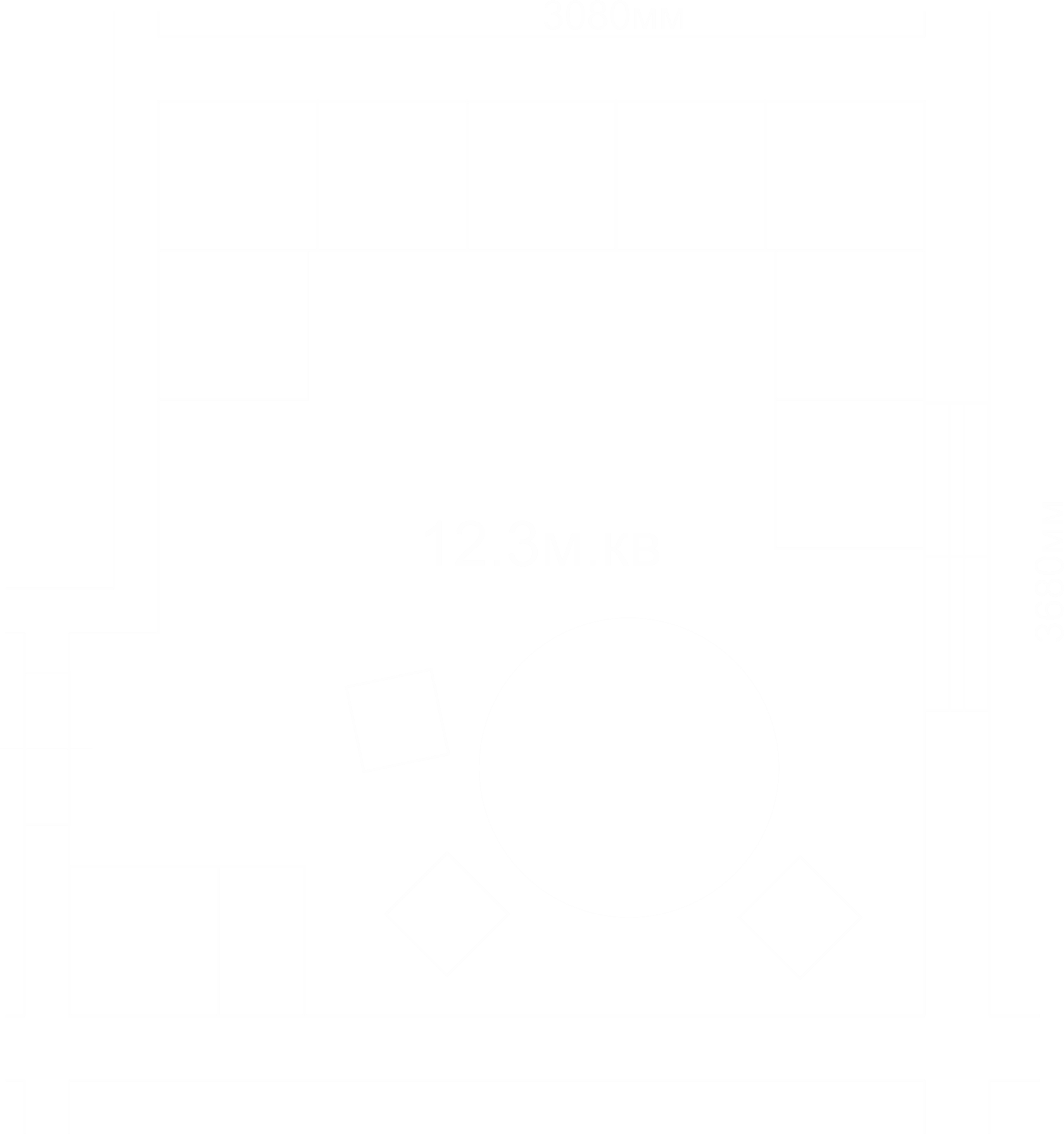 План помещения кухни