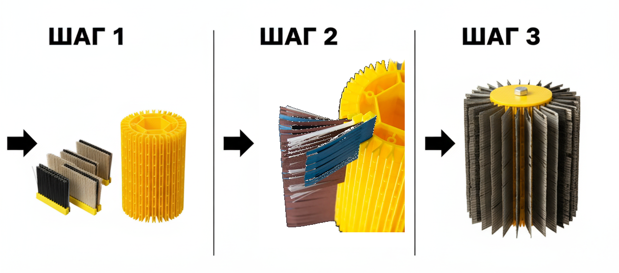 Шлифовальные решения BrushBurg для мебельного производства