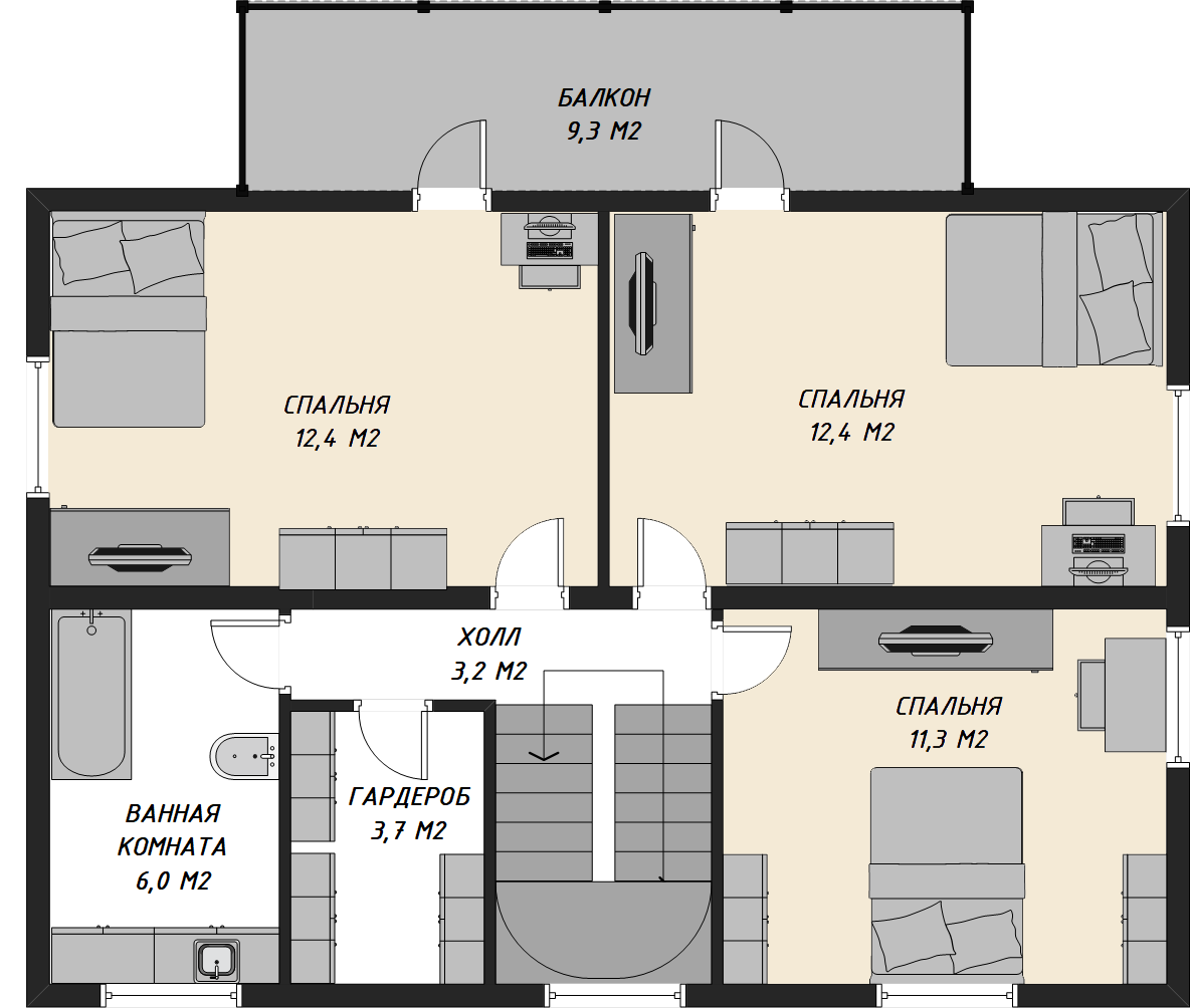 Планировка первого этажа