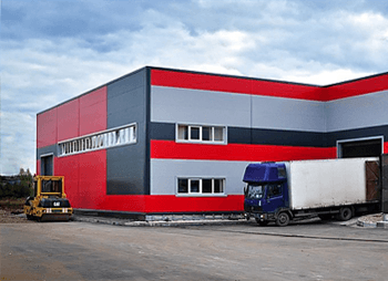 Ангар из сэндвич-панелей