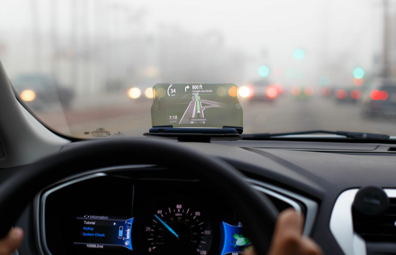 auto hud navigation support de voiture hud mobile support de téléphone  portable