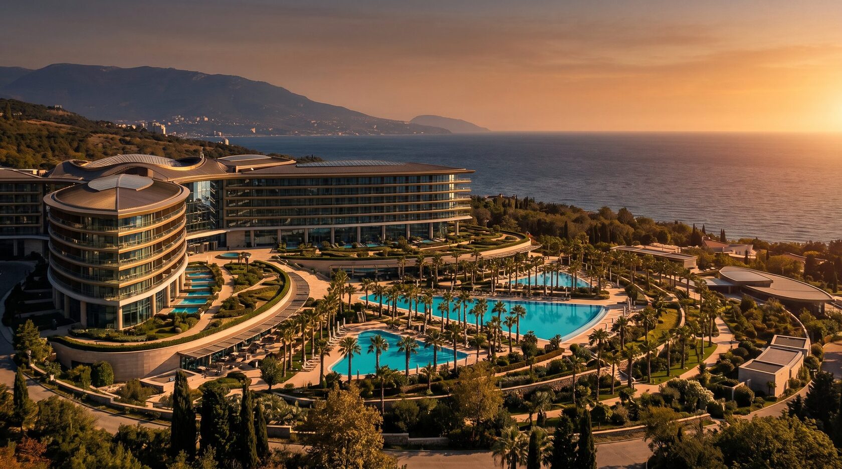 Mriya Resort and спа — крупнейший курортный комплекс Крыма в Оползневом