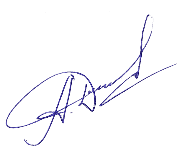 Подпись по гарантиями на изготовление вывесок из металла