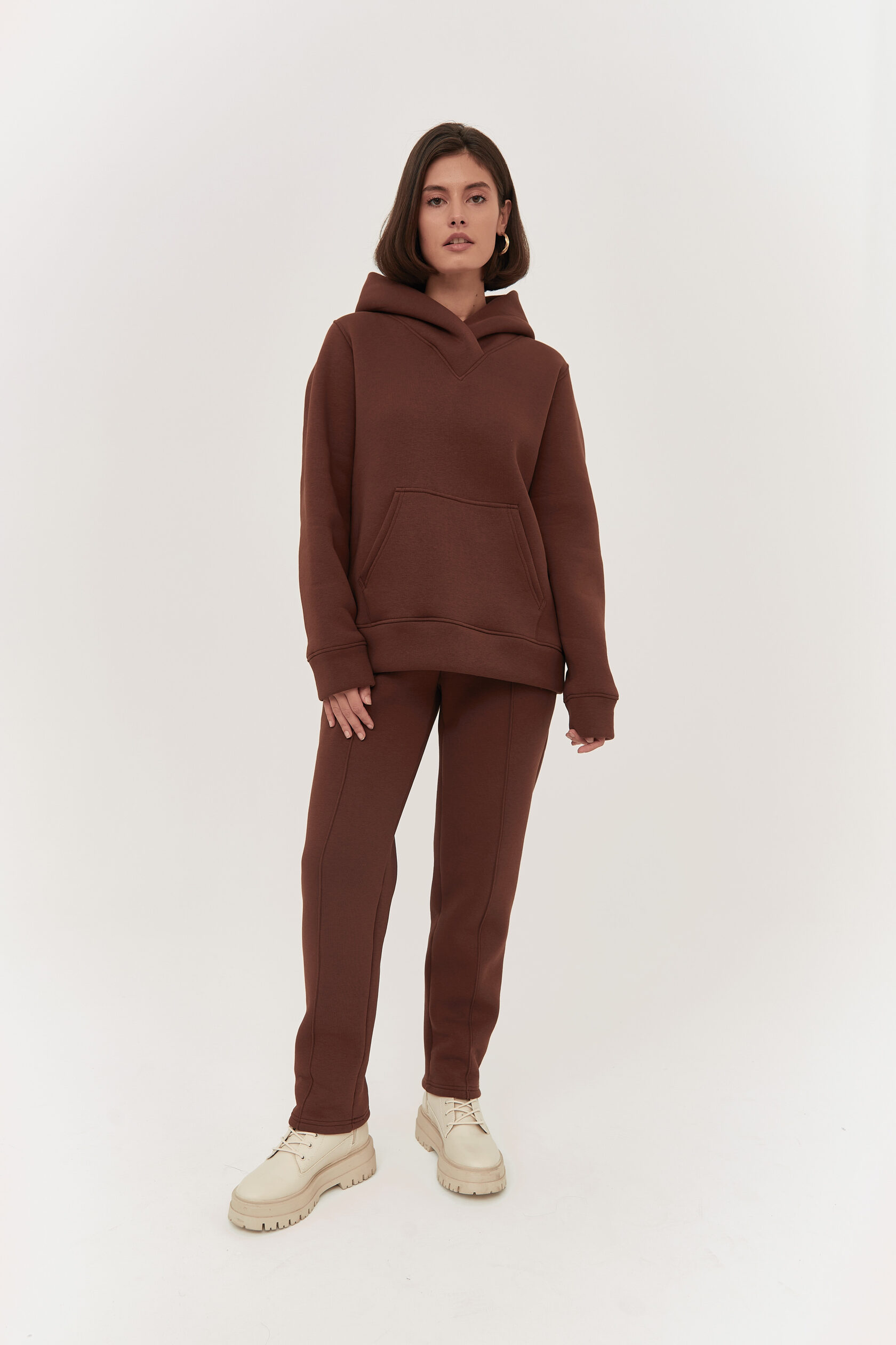 Костюм из футера "БЕЖЕВЫЙ"