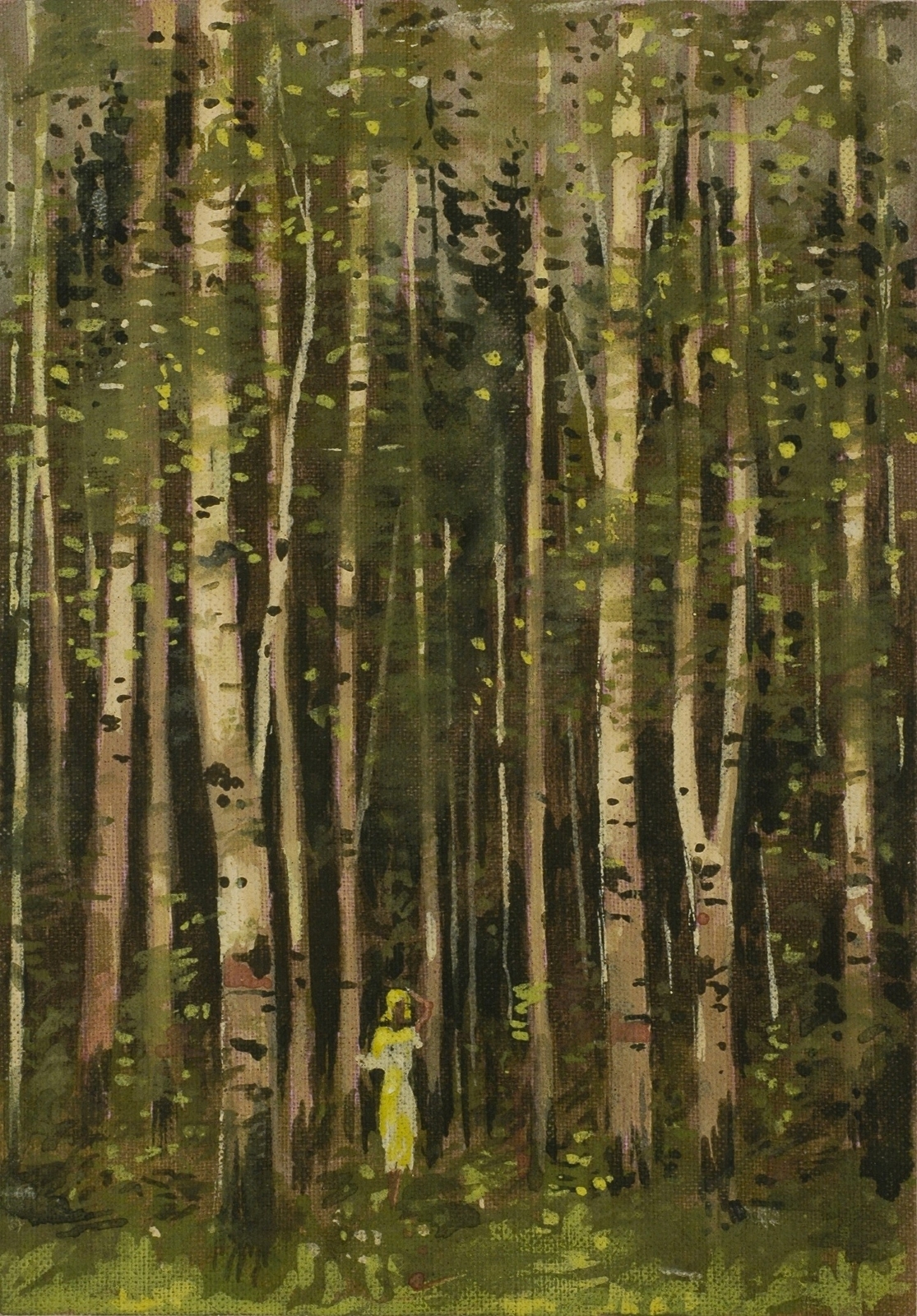 Самохвалов А.Н. Роща. 1950-е
