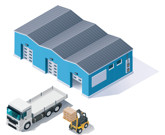 Дистрибьютор, Склады