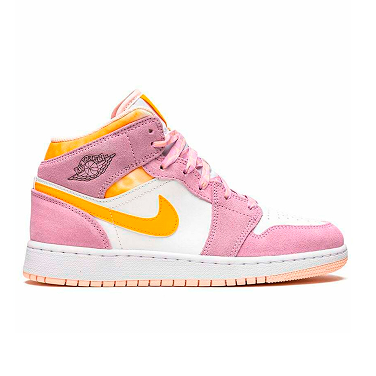 nike air jordan 1 mid arctic pink gs