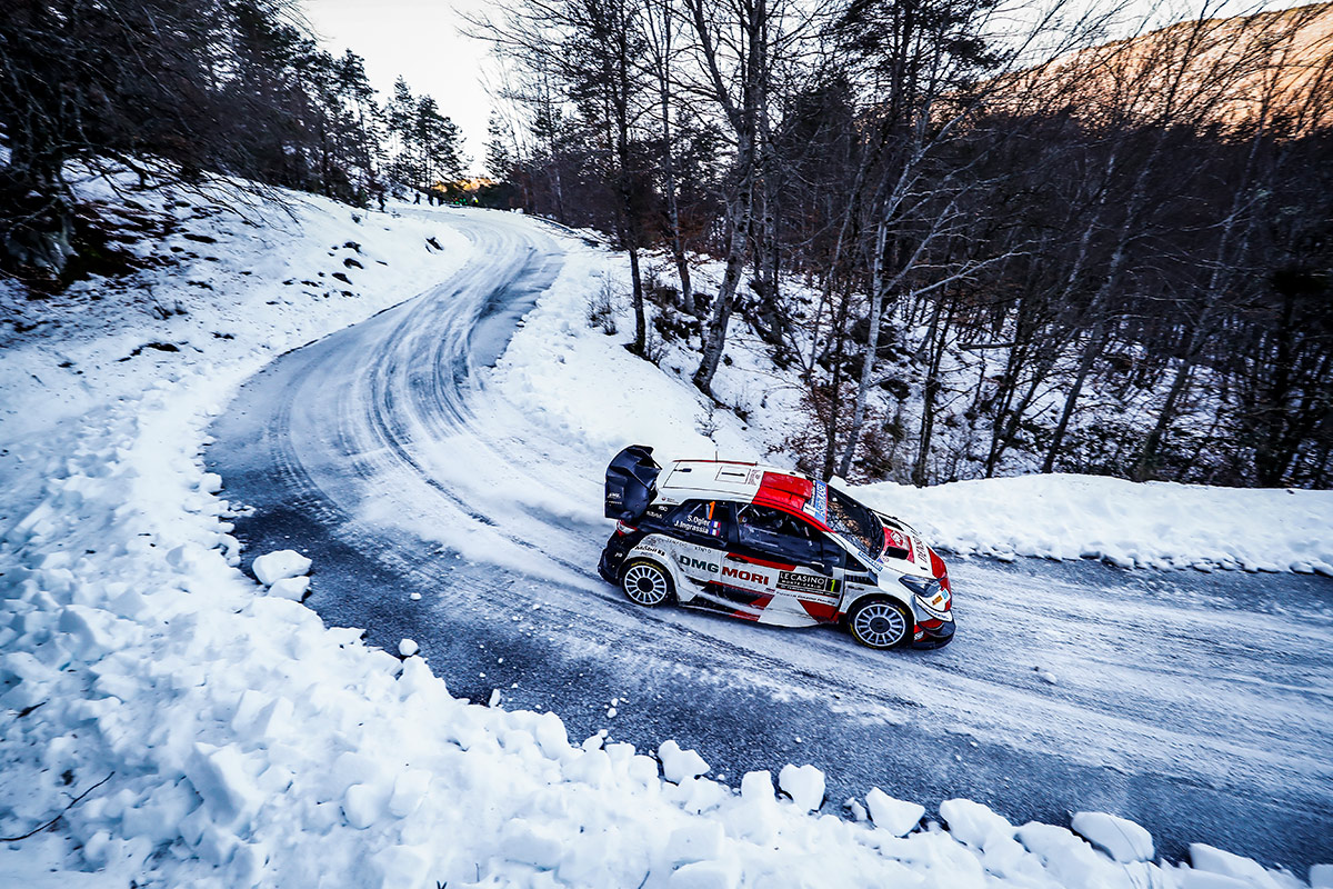 Себастьен Ожье и Жюльен Инграссиа, Toyota Yaris WRC, ралли Монте-Карло 2021