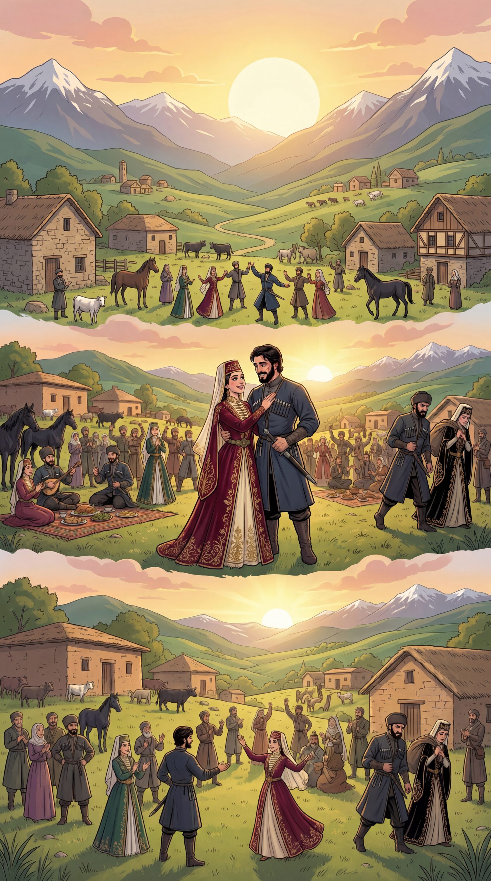 Адыгейские сказки: Батыр, сын медведя